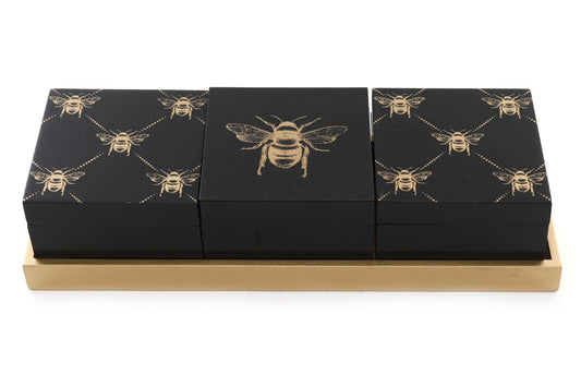 Set of 3 Bee Storage Box's S-TJBE28