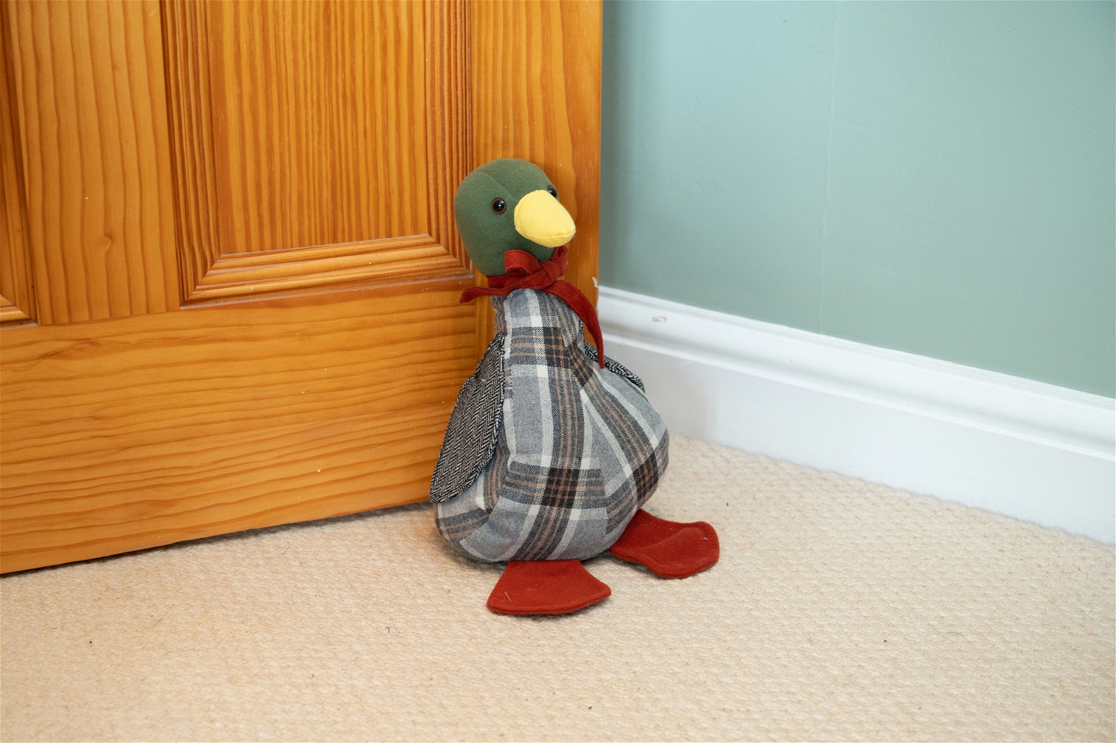 Duck Fabric Door Stop 32cm S-TX0923