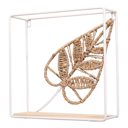 Woven Leaf Design Shelf 30cm S-WF2480