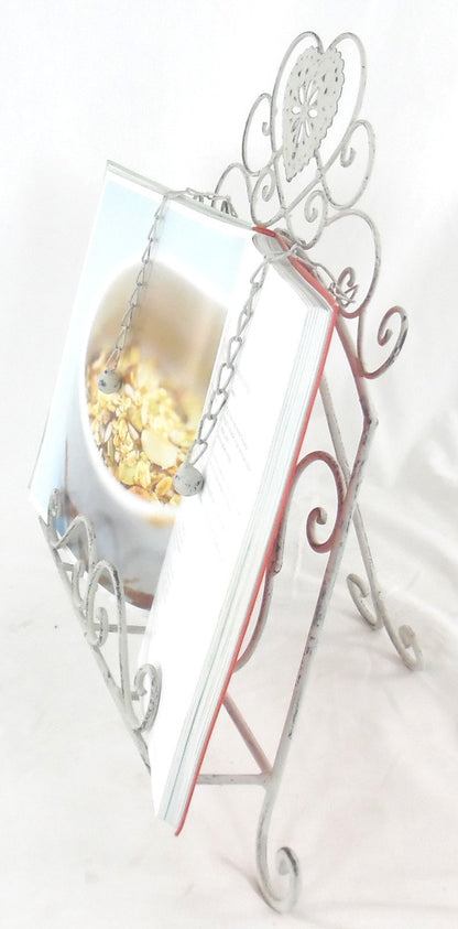 Grey Heart Cookery Book Holder YF930