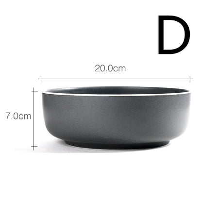 Nordic Dish Set Simple Ceramic Tableware Western Bowl CJCF124490604DW