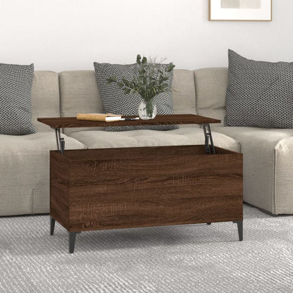 Coffee Table White 60x44.5x45 cm Engineered Wood S0671105449