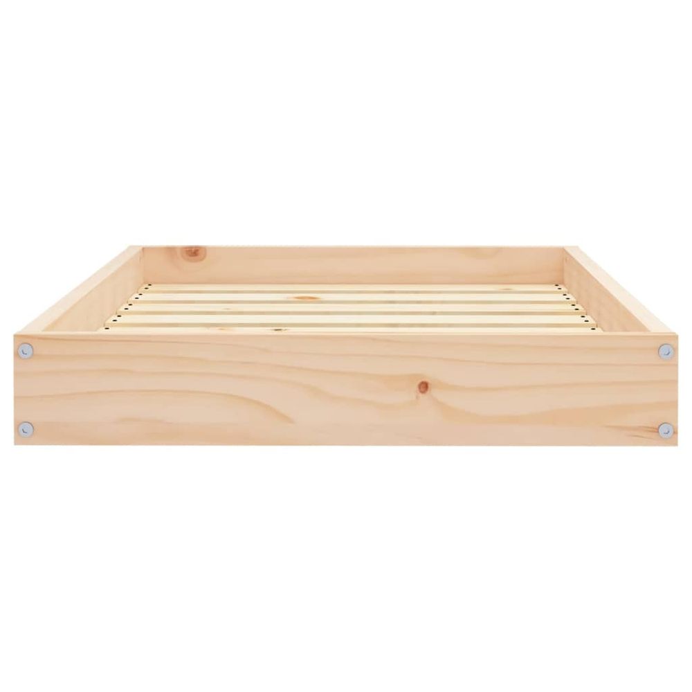 Dog Bed 71.5x54x9 cm Solid Wood Pine V0671052306