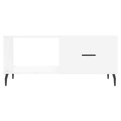 vidaXL Coffee Table White 90x50x40 cm Engineered Wood S0671256807