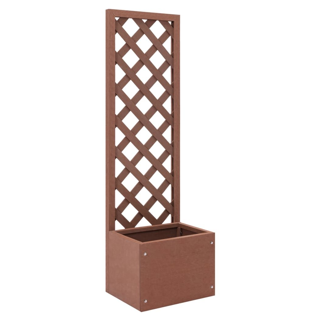 vidaXL Trellis Planter 40x30x135 cm WPC V0671188512