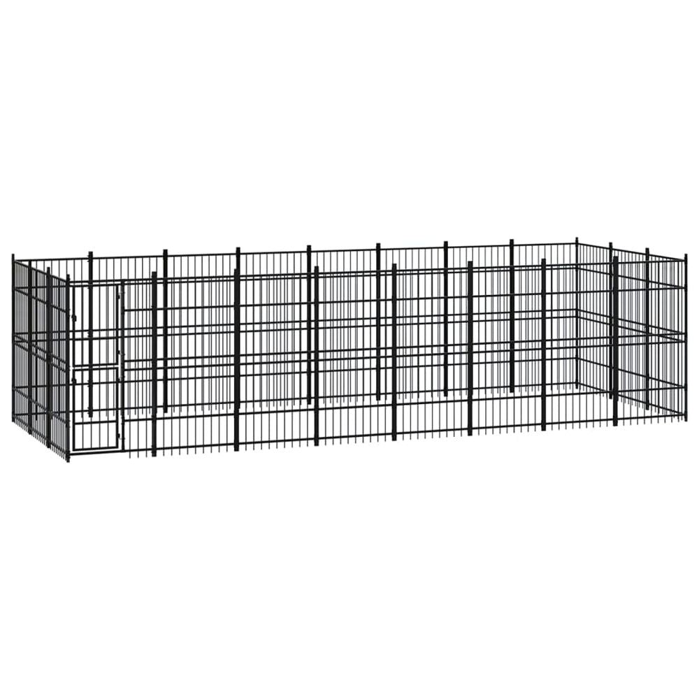 Outdoor Dog Kennel Steel 8.29 m� V067940947