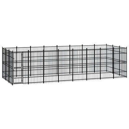 Outdoor Dog Kennel Steel 8.29 m� V067940947