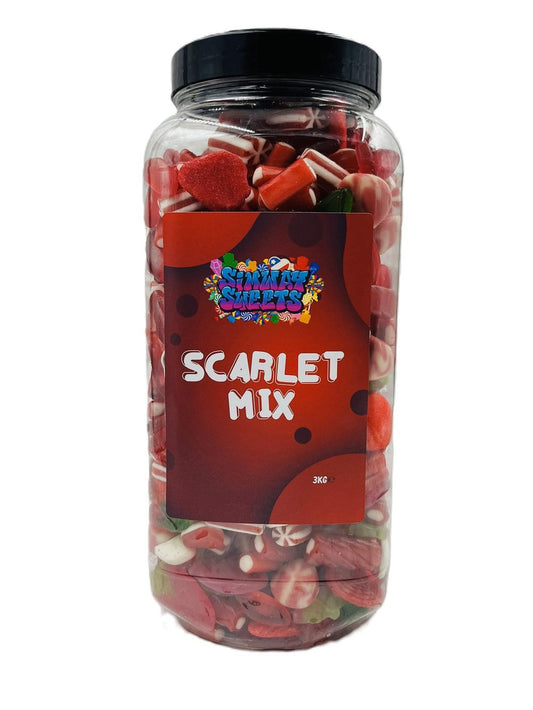 Simway Sweets Scarlett Mix Sweet Gift Huge Mega 3KG Candy Jar