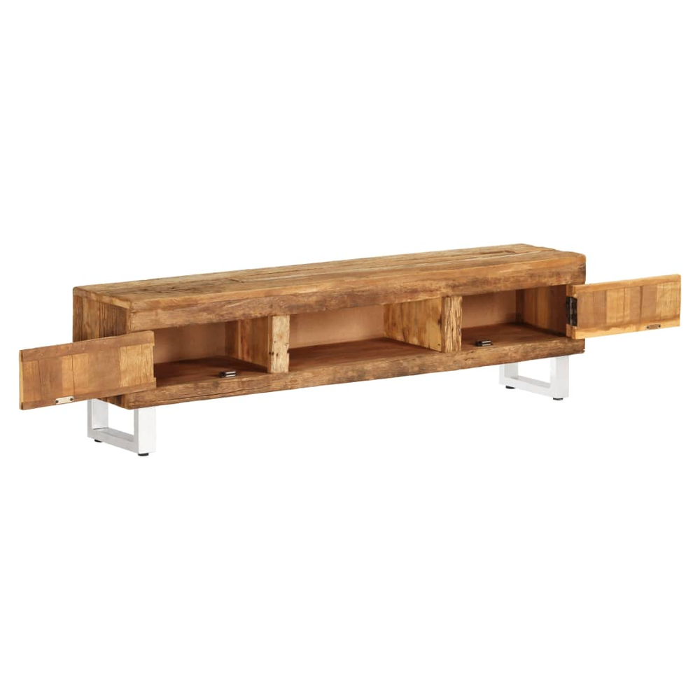 vidaXL TV Stand Solid Reclaimed Wood 140x30x40 cm S0671173642