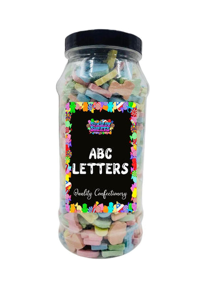 ABC Letters Chalky Alphabet Sweets Gift Jar