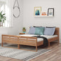 vidaXL Bed Frame Solid Teak Wood 100x200 cm S069859979