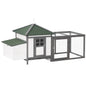 Chicken Coop Small Animal Pet Cage w/ Nesting Box Outdoor Run Backyard Wooden S0671071152