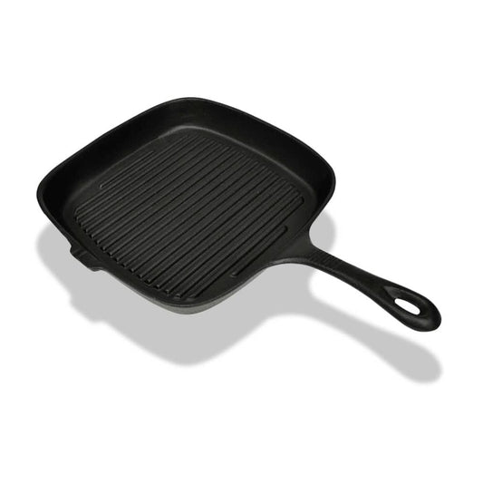 vidaXL Grill Pan Cast Iron 24x23 cm S0671171213