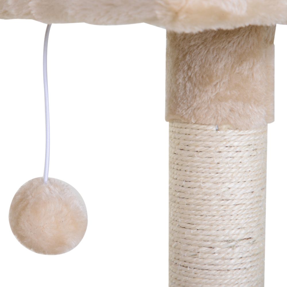 Cat Activity Tree Kitten Play Tower Palace Two-Tier w/ Sisal Scratching Post S0671071000