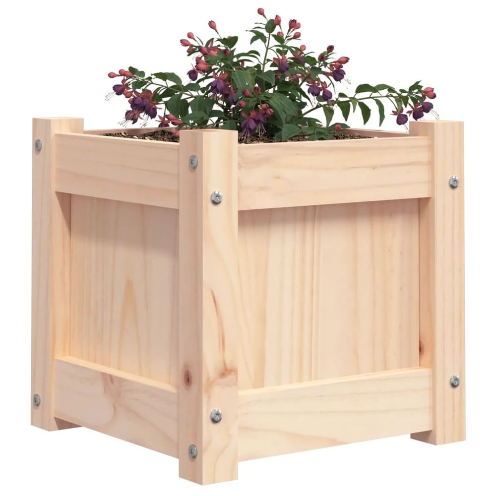 vidaXL Garden Planters 2 pcs Solid Wood Pine S0671388093