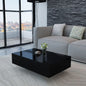 Coffee Table High Gloss Grey 115x55x31 cm MDF V069819159