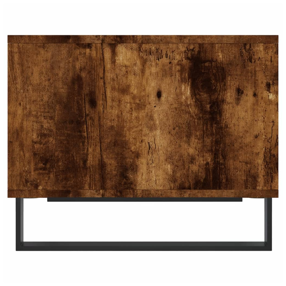 vidaXL Coffee Table Smoked Oak 60x50x40 cm Engineered Wood S0671257004