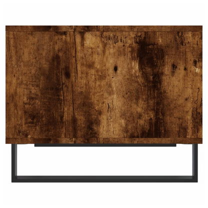 vidaXL Coffee Table Smoked Oak 60x50x40 cm Engineered Wood S0671257004