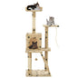 vidaXL Cat Tree with Sisal Scratching Posts 120 cm Grey S069789417