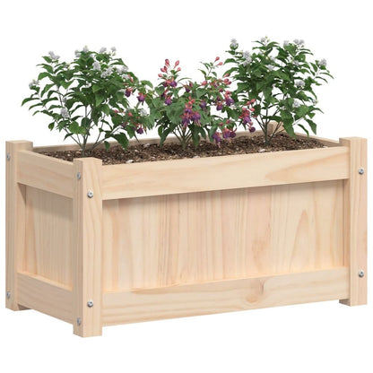 vidaXL Garden Planter 60x31x31 cm Solid Wood Pine S0671383006