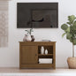 vidaXL TV Cabinet 70x36.5x52 cm Solid Wood Pine S0671160292