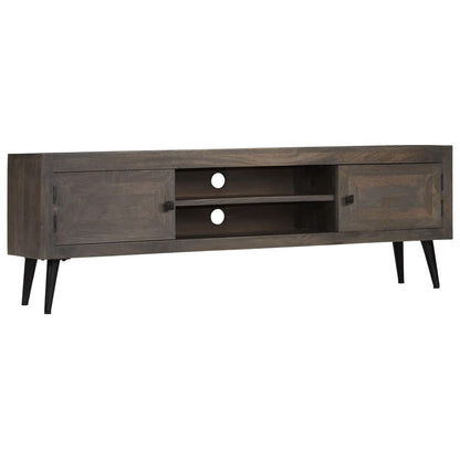 TV Cabinet Solid Mango Wood 140x30x45 cm S069791611