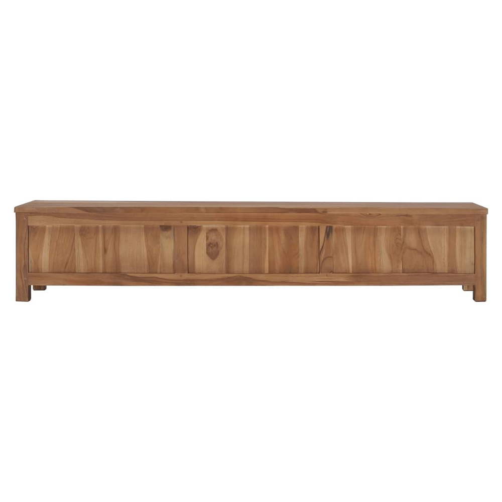 TV Cabinet 150x30x30 cm Solid Teak Wood S0671175314