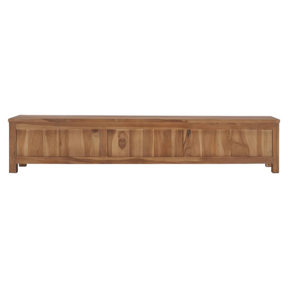 TV Cabinet 150x30x30 cm Solid Teak Wood S0671175314