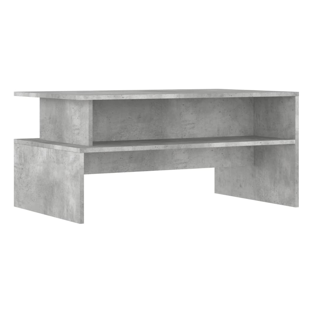 vidaXL Coffee Table Concrete Grey 90x55x42.5 cm Engineered Wood S0671256769