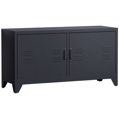 TV Stand, 119Wx40Dx63.5H cm-Black S0671071582