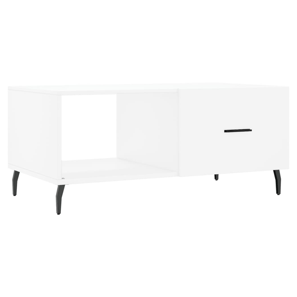 vidaXL Coffee Table White 90x50x40 cm Engineered Wood S0671256807