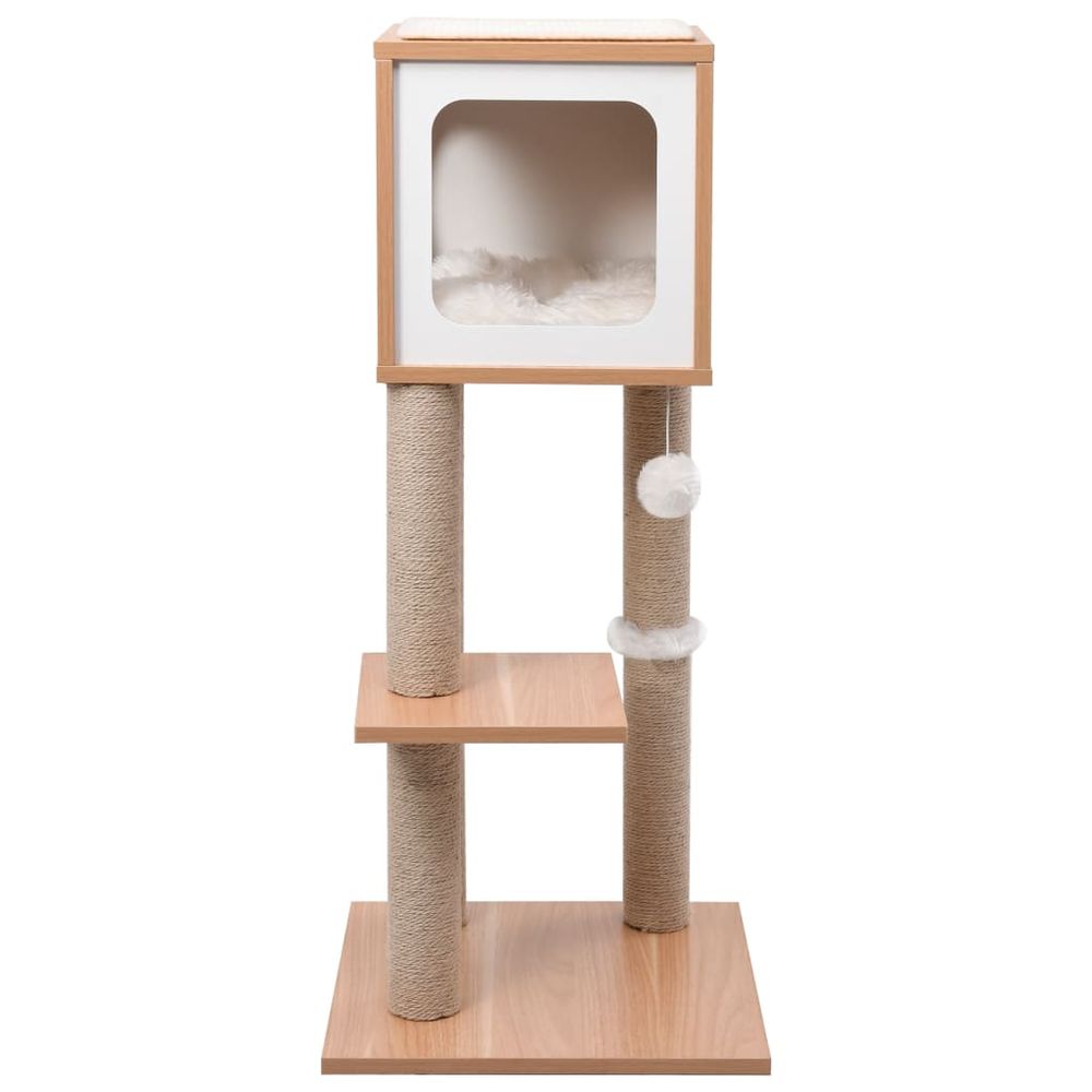 vidaXL Cat Tree with Sisal Scratching Mat 90 cm S069789609