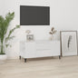 vidaXL TV Cabinet White 102x44.5x50 cm Engineered Wood S0671105441