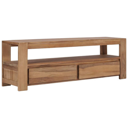 vidaXL TV Cabinet 120x30x40 cm Solid Teak Wood S0671168938