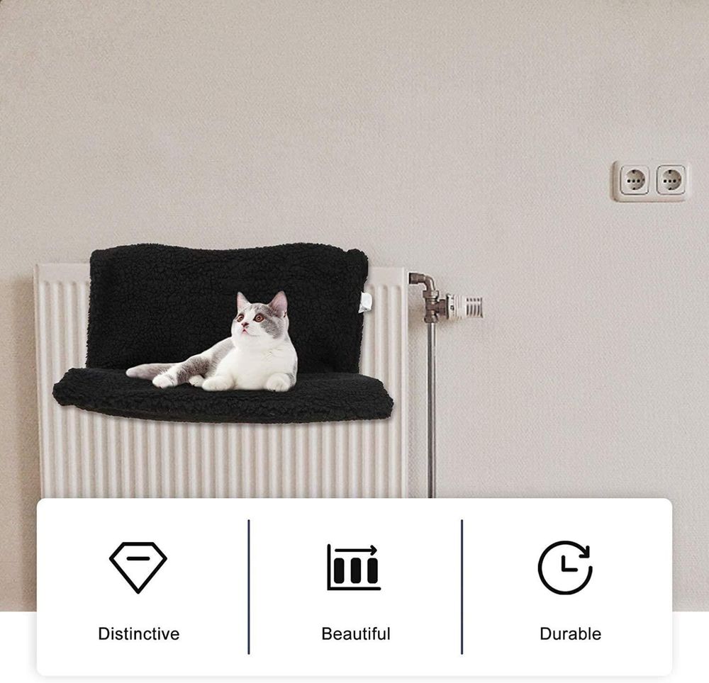 Cat Radiator Bed Black S069666116