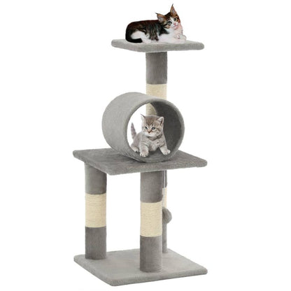 Cat Tree with Sisal Scratching Posts 65 cm S069789420