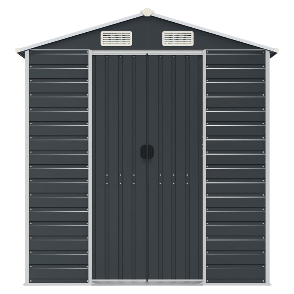 vidaXL Garden Shed Anthracite 191x640x198 cm Galvanised Steel S0671351145