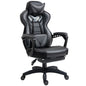 Gaming Chair Ergonomic Reclining w/ Manual Footrest Wheels Stylish Office Grey S0671102900