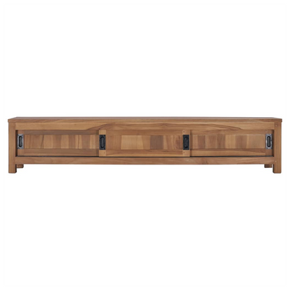 TV Cabinet 150x30x30 cm Solid Teak Wood S0671175314