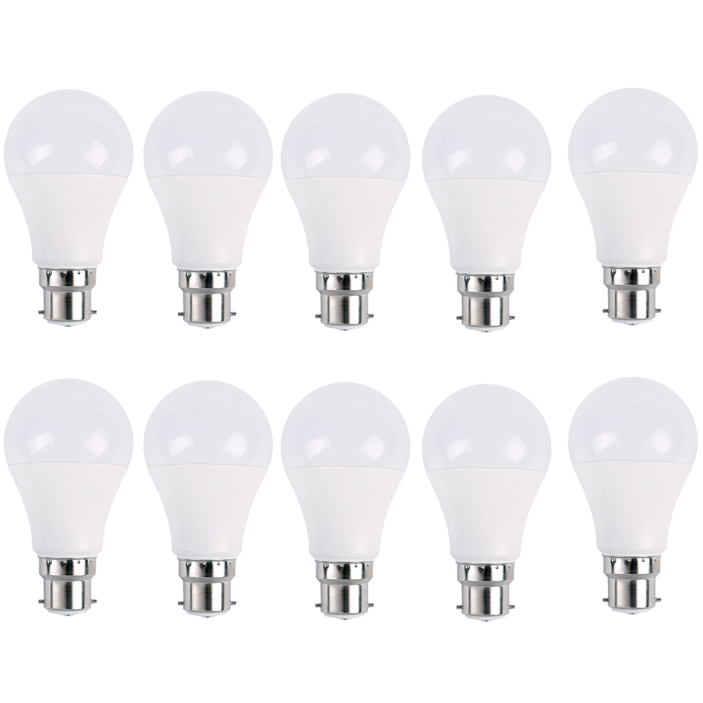 7W B22 Screw LED Light GLS bulbs, Energy Saving Edison Cool White 6000K non dimmable lights V0671114327