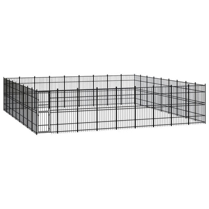 Outdoor Dog Kennel Steel 8.29 m� V067940962