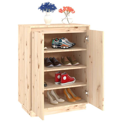 Shoe Cabinet 60x35x80 cm Solid Wood Pine S0671161836