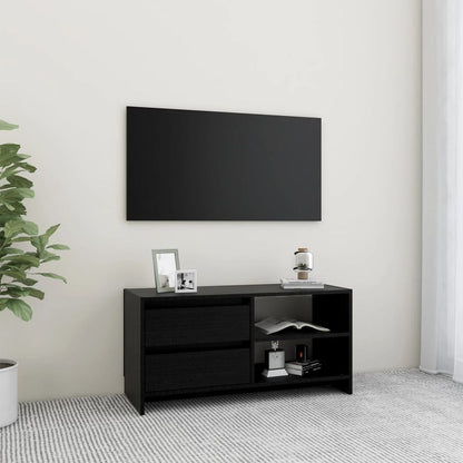 vidaXL TV Cabinet 80x31x39 cm Solid Pinewood V0671191926