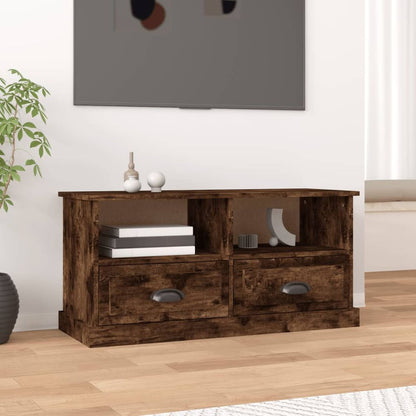 vidaXL TV Cabinet White 93x35.5x45 cm Engineered Wood S0671162065