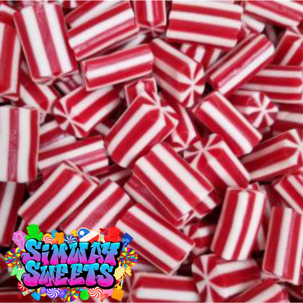 Mini Candy Canes Red & White Sweets Retro Sweets Gift Jar