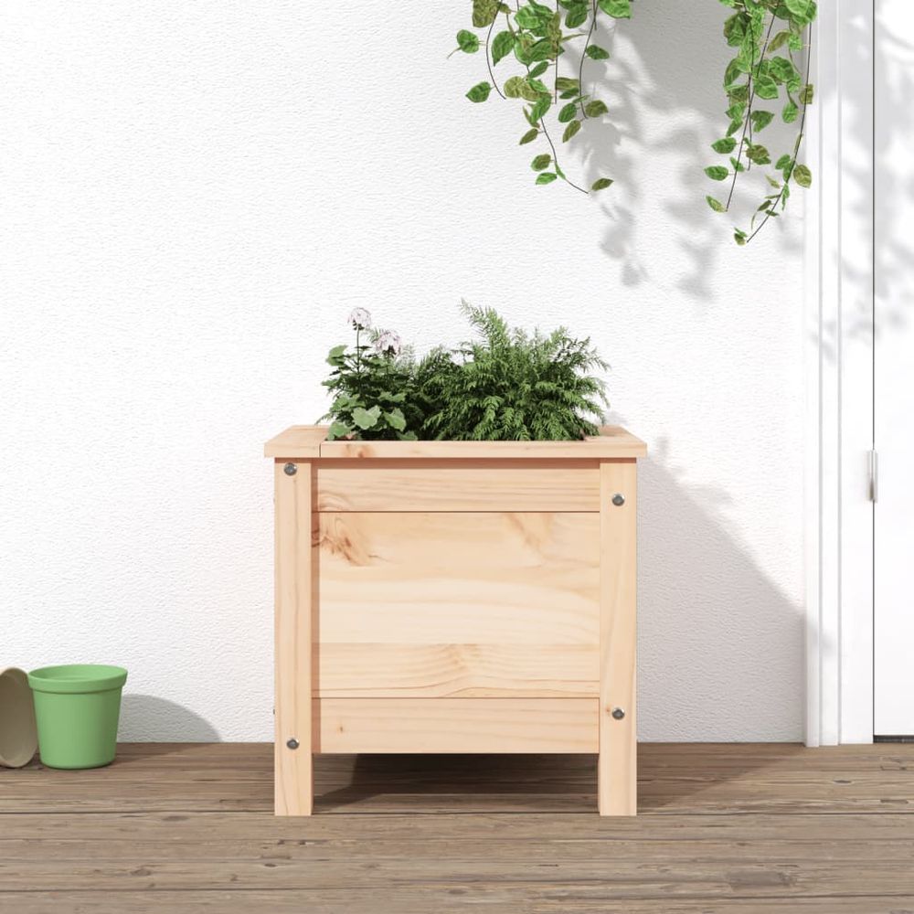 vidaXL Garden Planter 40x40x39 cm Solid Wood Pine S0671357845