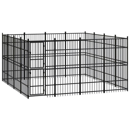 Outdoor Dog Kennel Steel 8.29 m� V067940933