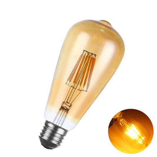 E27 ST64 Vintage LED Dimmable Bulbs, 8W Edison Light Bulb, S0671114264