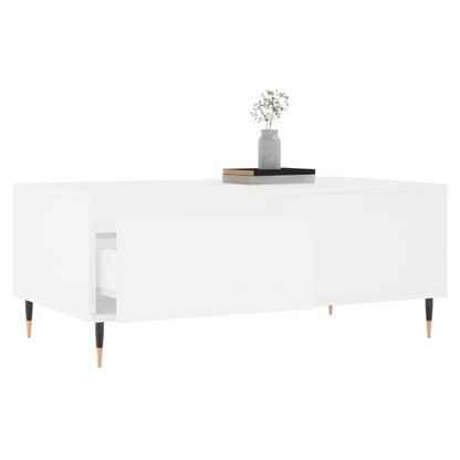 vidaXL Coffee Table White 90x50x36.5 cm Engineered Wood S0671256831