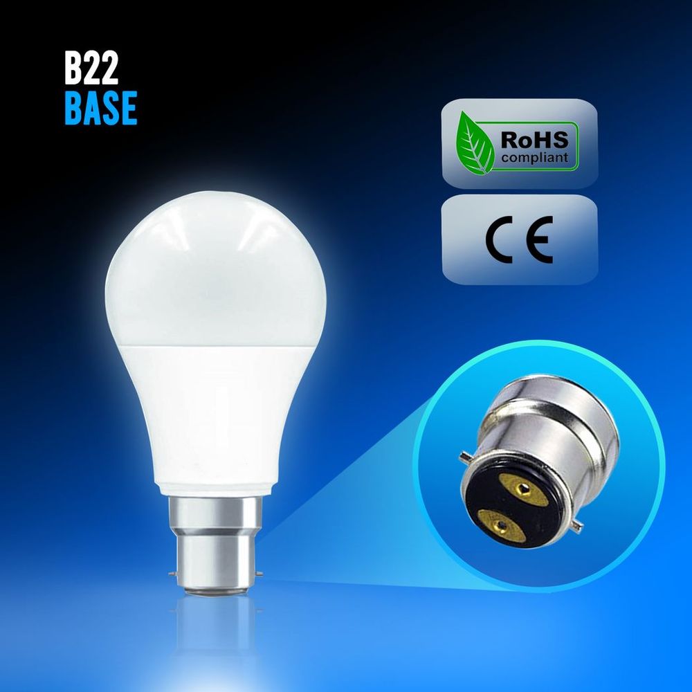 15W B22 Screw LED Light GLS bulbs, Energy Saving Edison Cool White 6000K non dimmable lights V0671114303